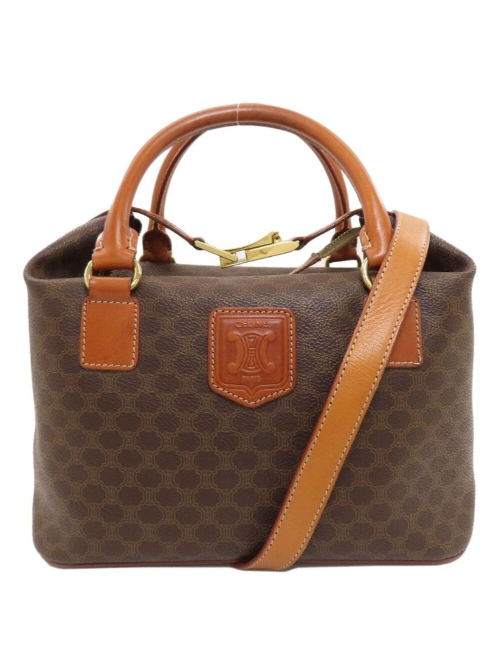 Celine Macadam Pattern 2-Way Handbag